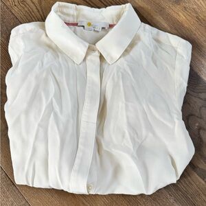 Cream Silk Shirt